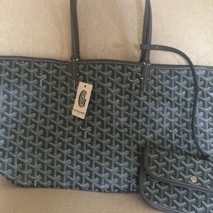 Grey/Gray Goyard Tote Bag (PM)